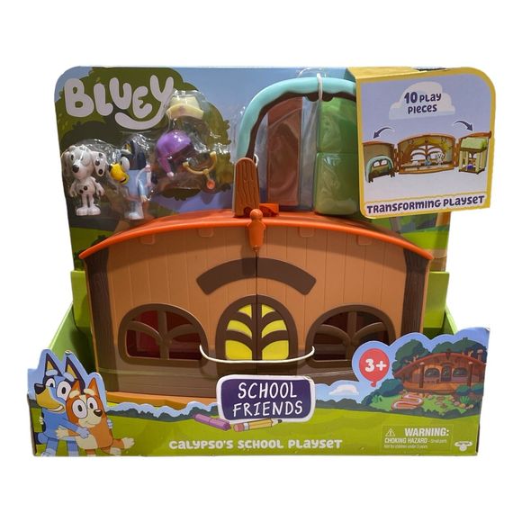 Bluey School Friends Calypso’s School Playset *New - Picture 1 of 2